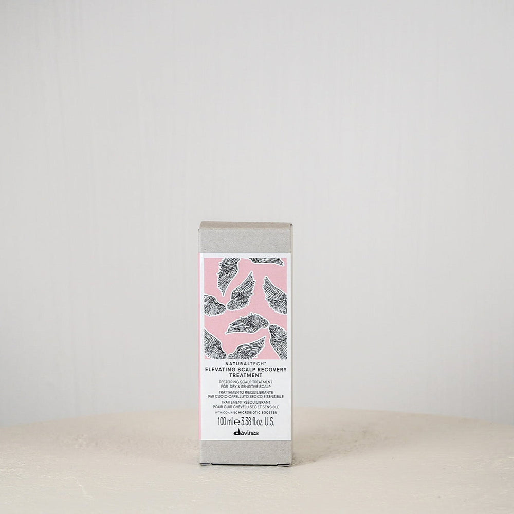 Davines hair treatment package on a white background