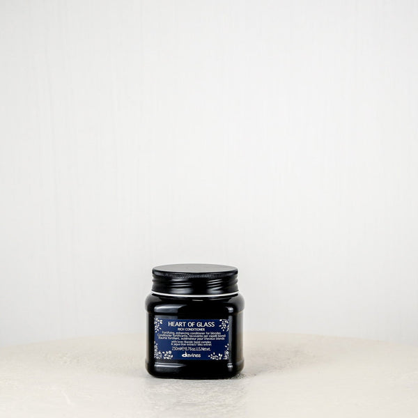 Jar of 'Heart of Glass' product on a white background