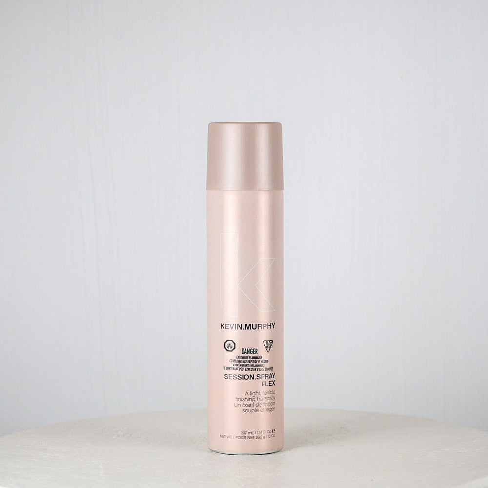Kevin Murphy hair spray bottle on a white background